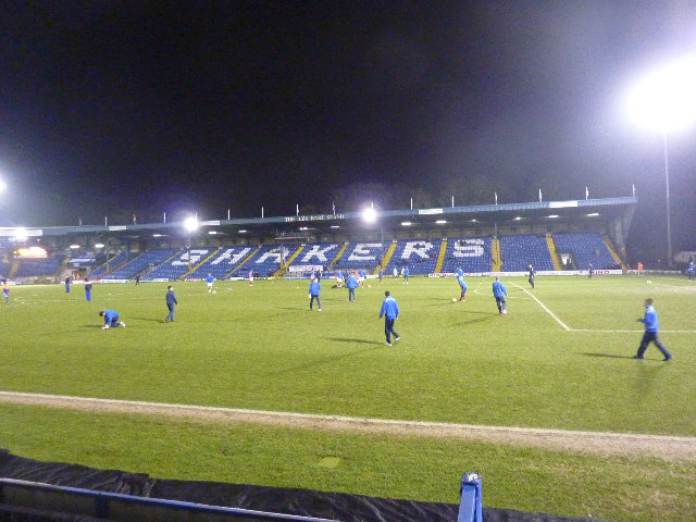 Bury FC - Shrewsbury Town, Gigg Lane, League One, 21/12/2012