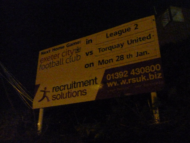 Exeter City - Torquay United, St. James Park, League Two, 28/01/2013