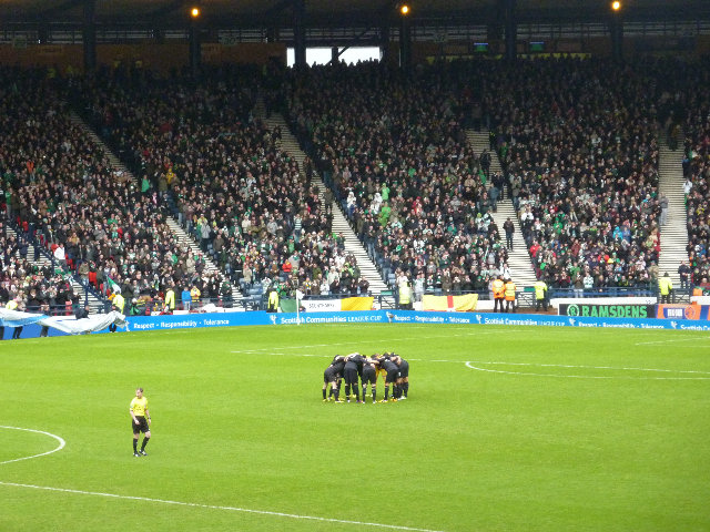 St. Mirren FC - Celtic Glasgow, Hampden Park, League Cup, 27/01/2013