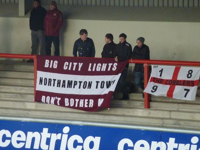 Morecambe FC - Northampton Town, Globe Arena, League Two, 07/01/2012