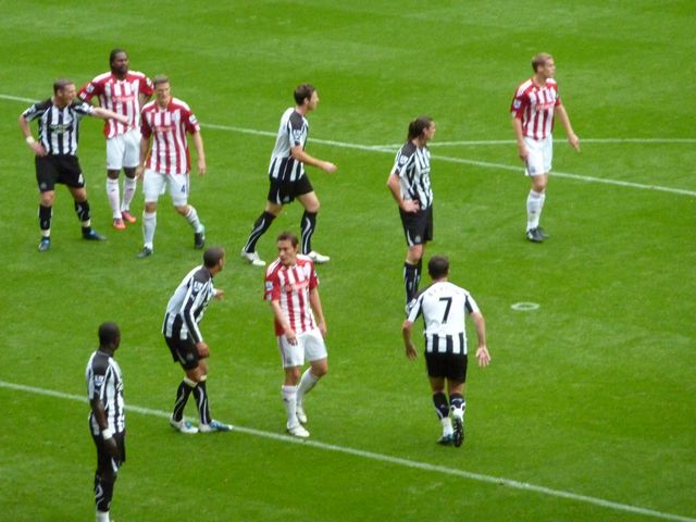 Newcastle United - Stoke City, St.James Park, Premier League, 26/09/2010
