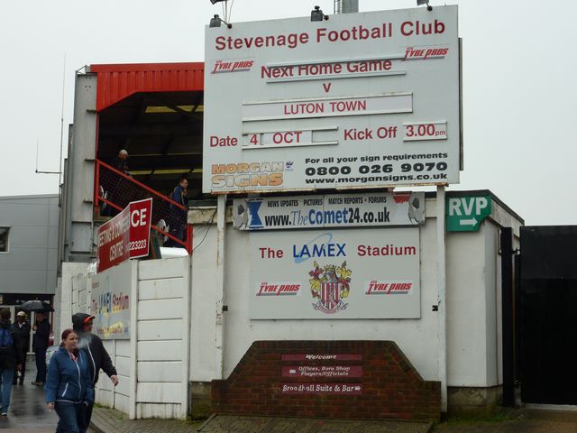 Stevenage FC - Luton Town, Lamex Stadium, League Two, 04/10/2014