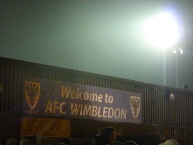 AFC Wimbledon - Macclesfield Town, Kingsmeadow, League Two, 24/01/2012