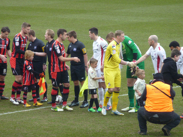 AFC Bournemouth - Scunthorpe United, Goldsands Stadium, League One, 01/04/2013