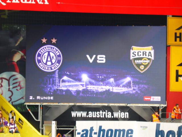 Austria Wien - SCR Altach, Horr Stadion, Bundesliga Österreich, 02/08/2015