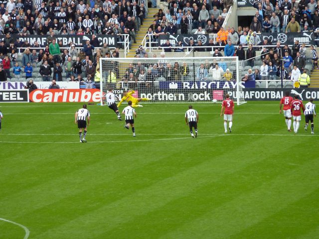 Newcastle United - Stoke City, St.James Park, Premier League, 26/09/2010