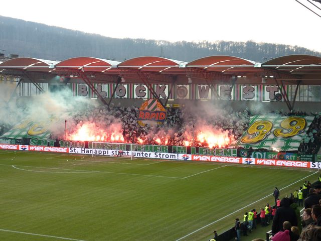 Rapid Wien - Austria Wien, Gerhard-Hanappi-Stadion, Bundesliga Österreich, 14/03/2010