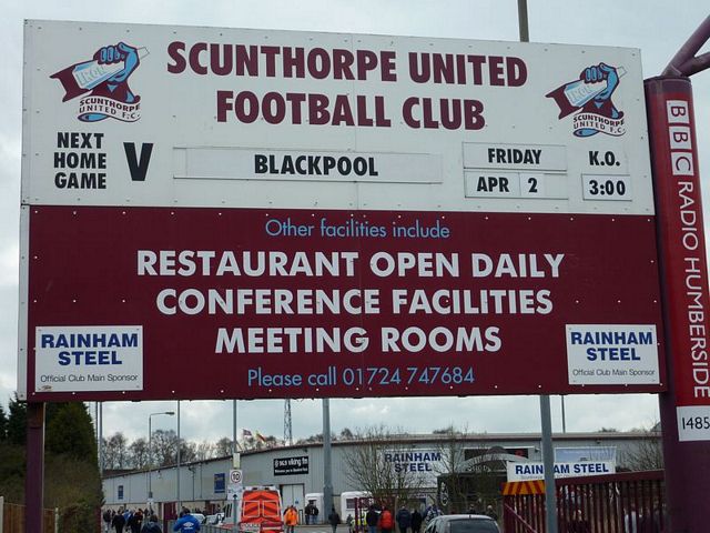 Scunthorpe United - Blackpool FC, Glanford Park, Championship, 02/04/2010